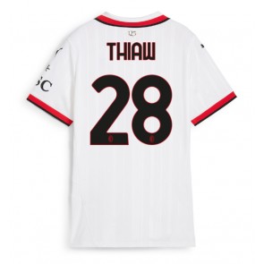 AC Milan Malick Thiaw #28 Gostujuci Dres za Ženska 2024-25 Kratak Rukavima